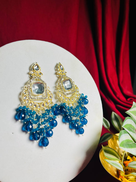 Parineeta Blue Danglers