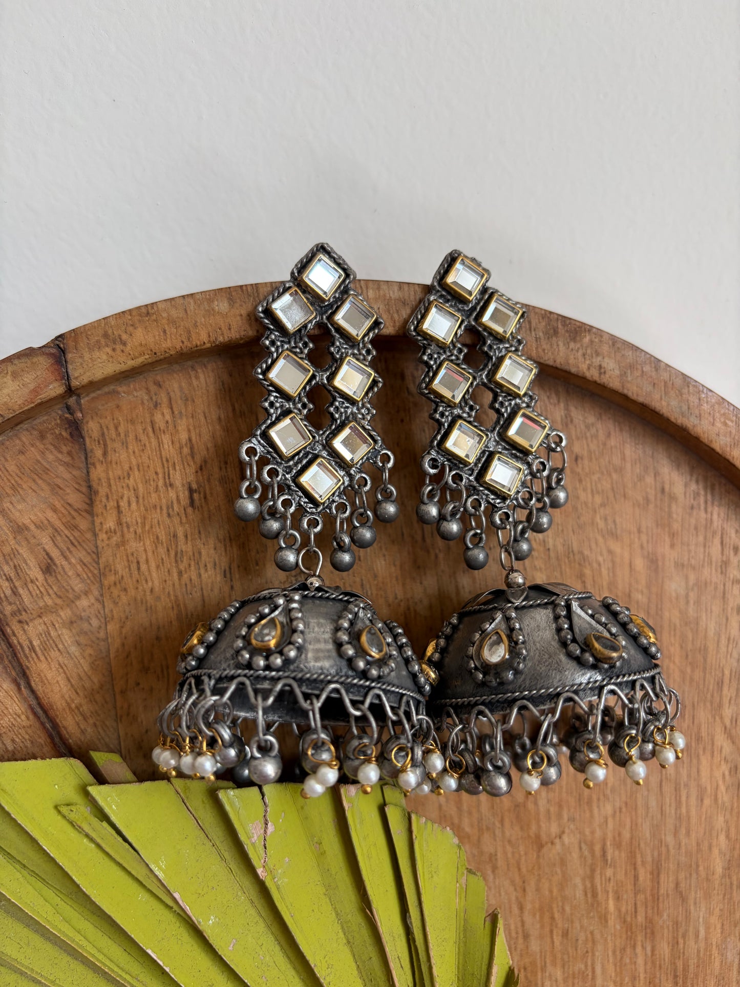 Swati Mirror Jhumka