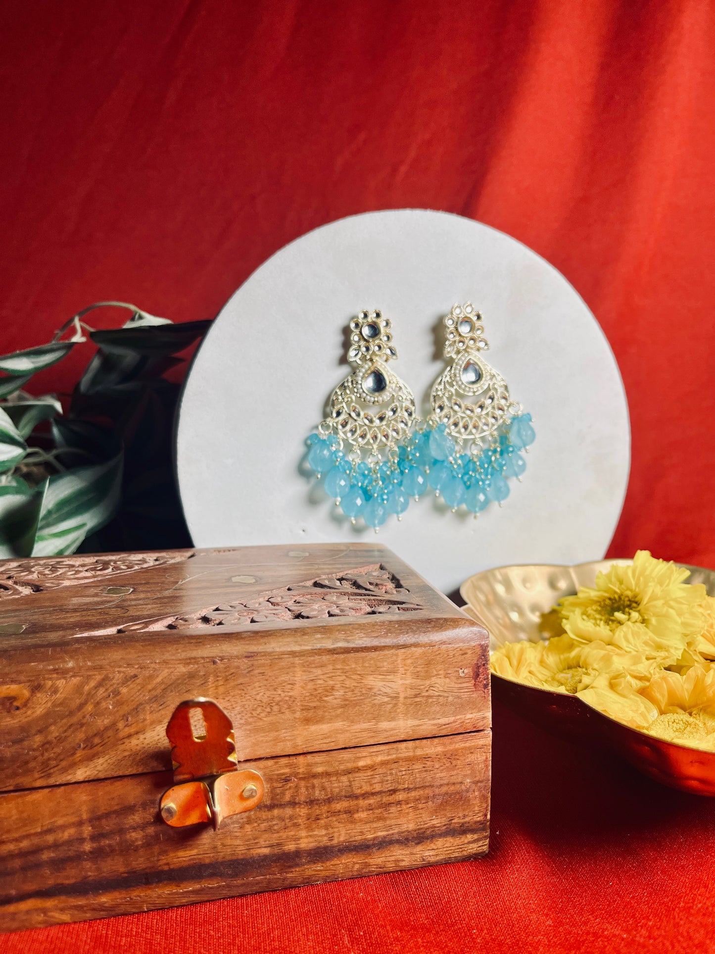 Rohaani floral Danglers