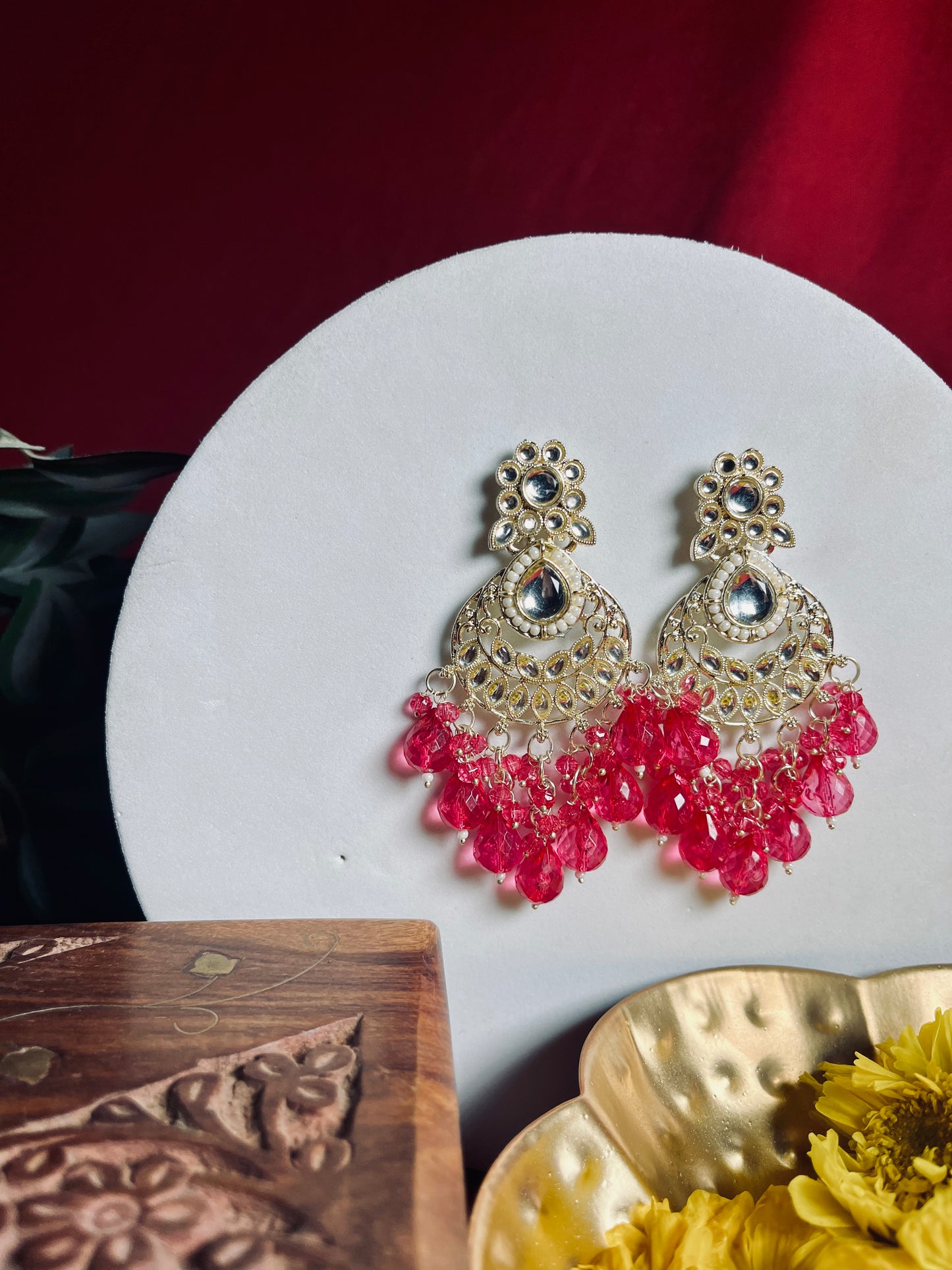 Heeriye floral danglers