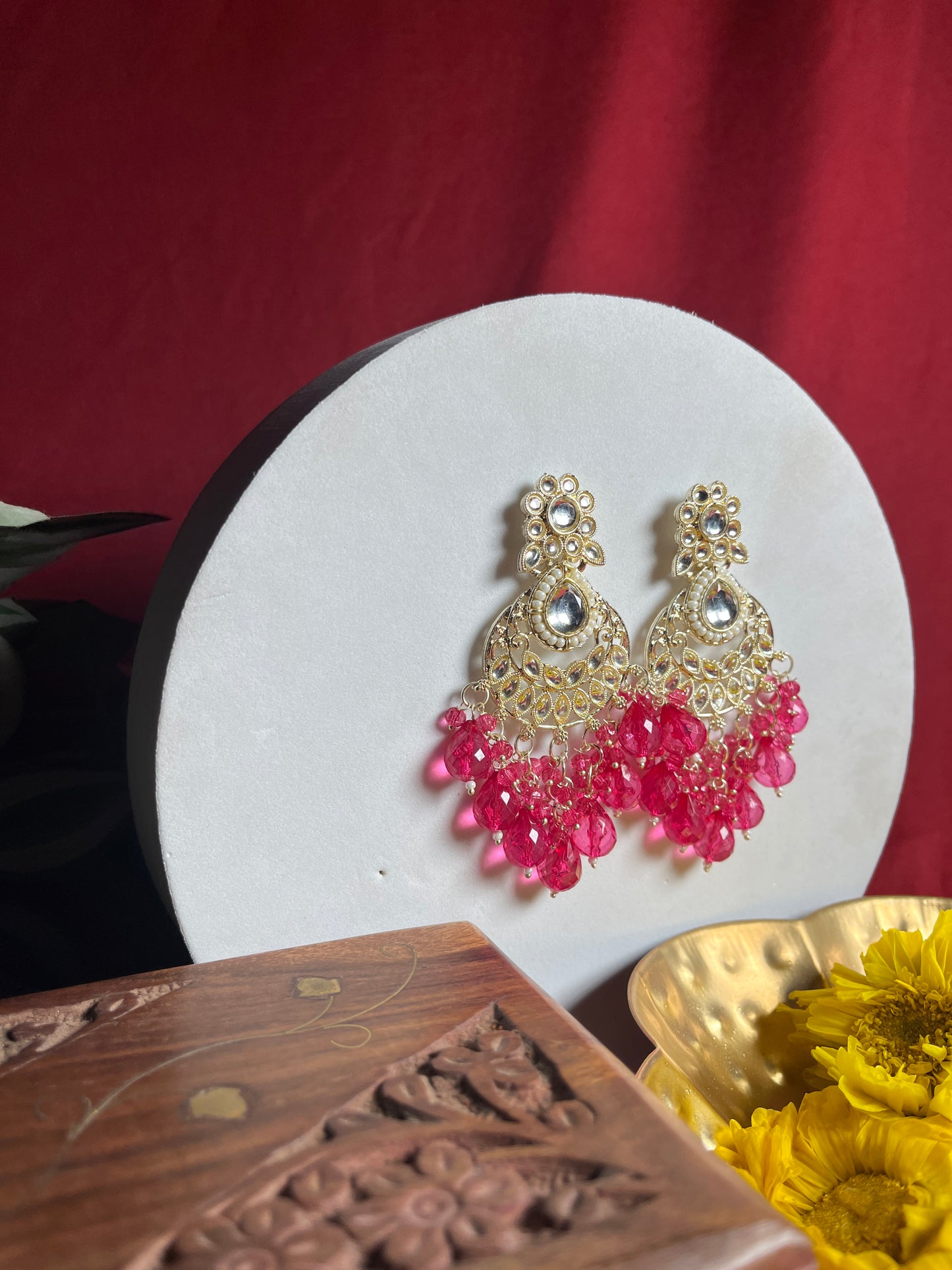 Heeriye floral danglers