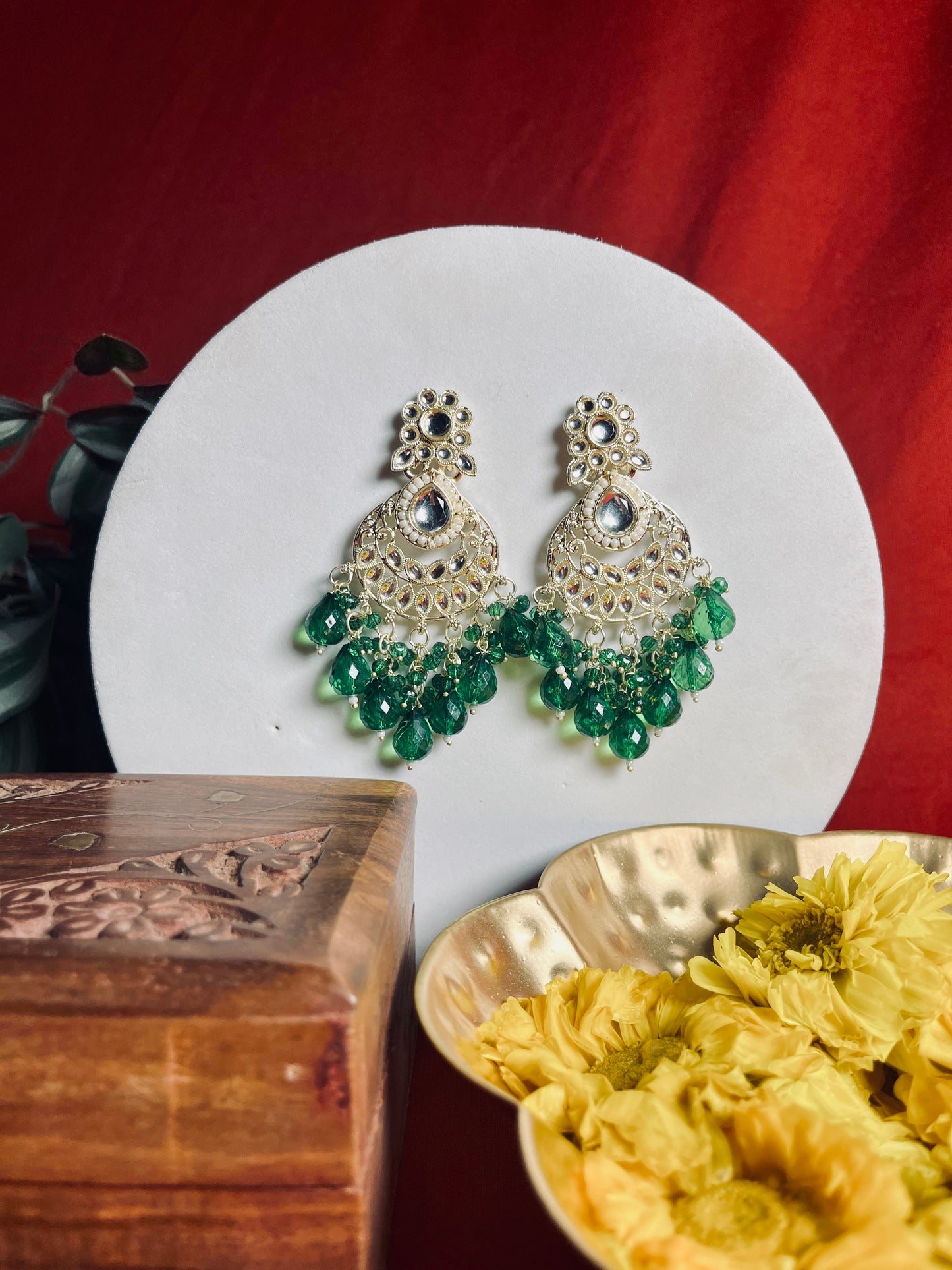 Lolita floral danglers