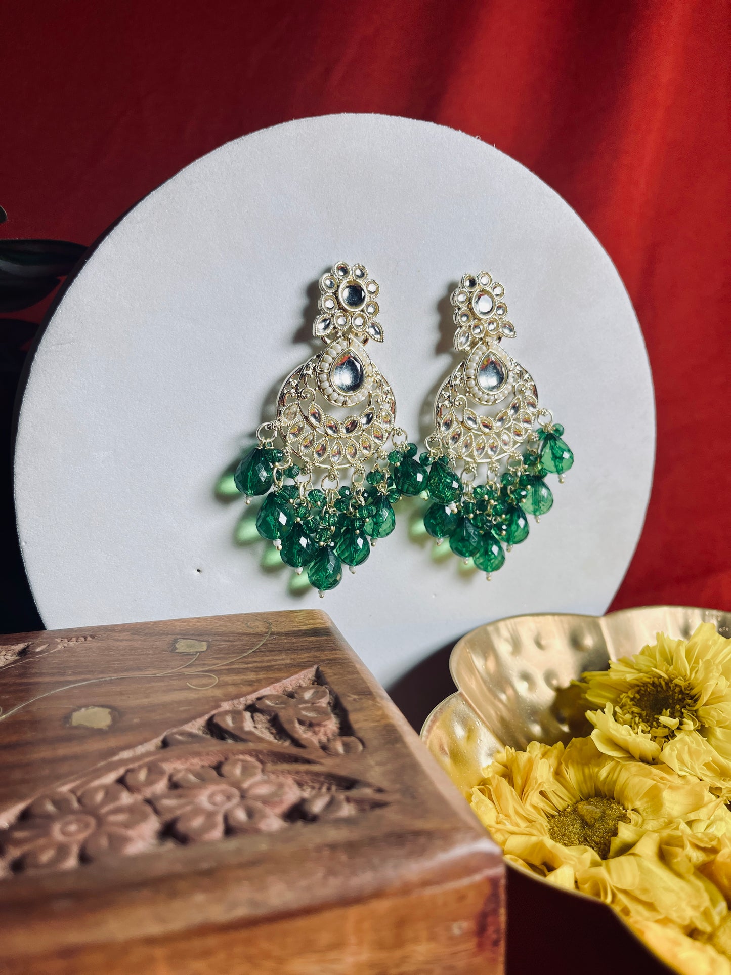 Lolita floral danglers