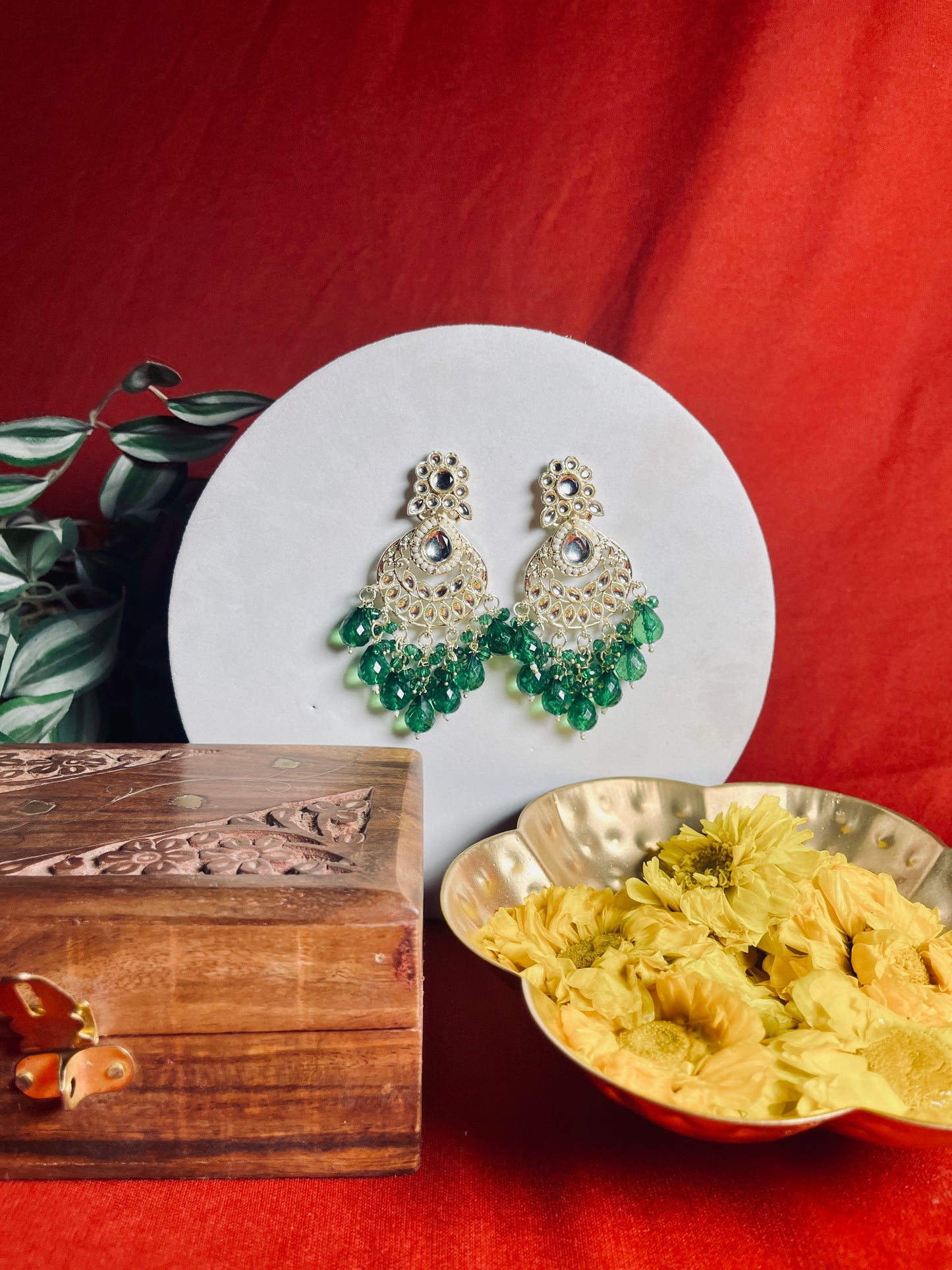 Lolita floral danglers