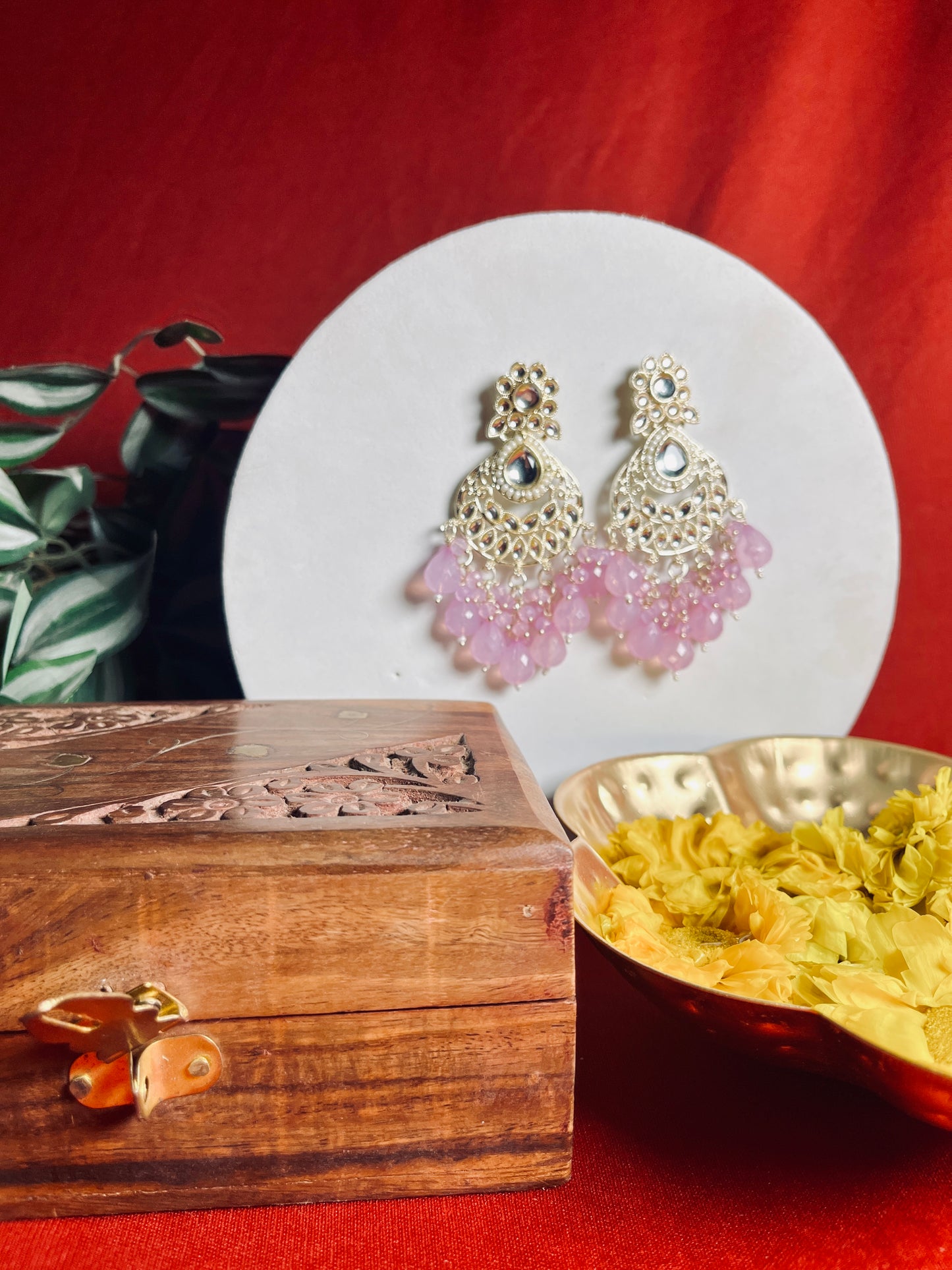 Laya floral danglers