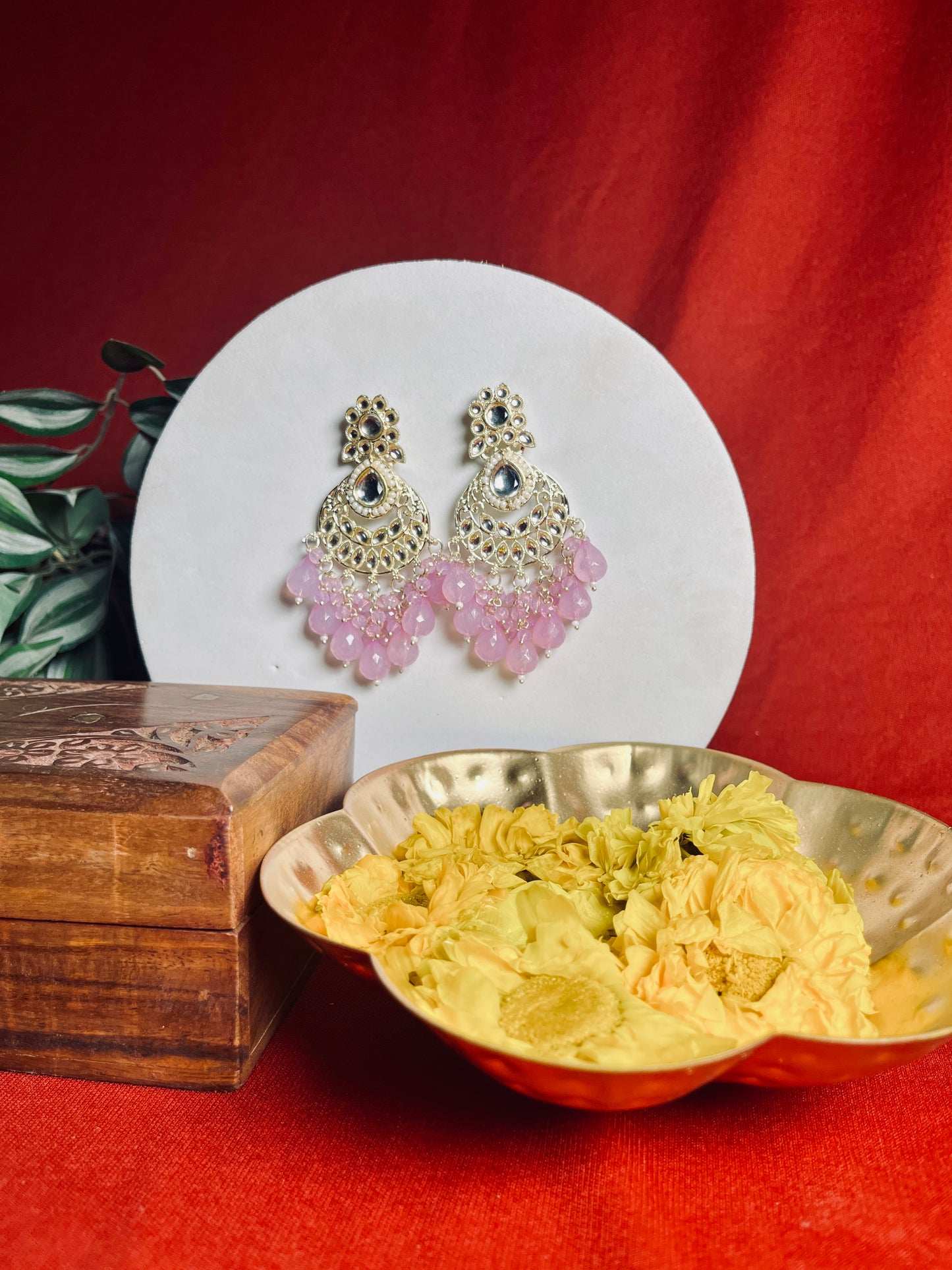 Laya floral danglers