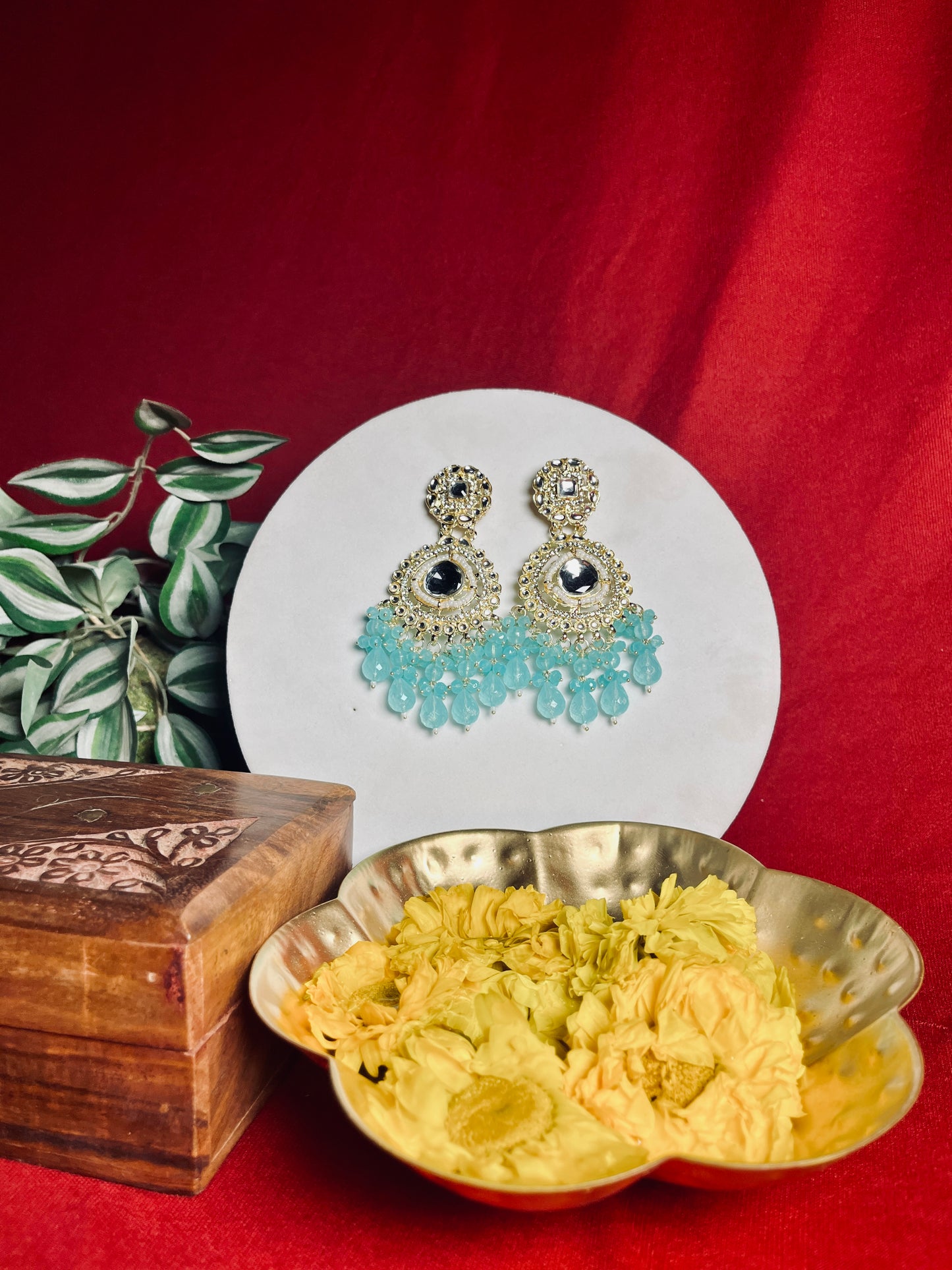 Amaira floral danglers