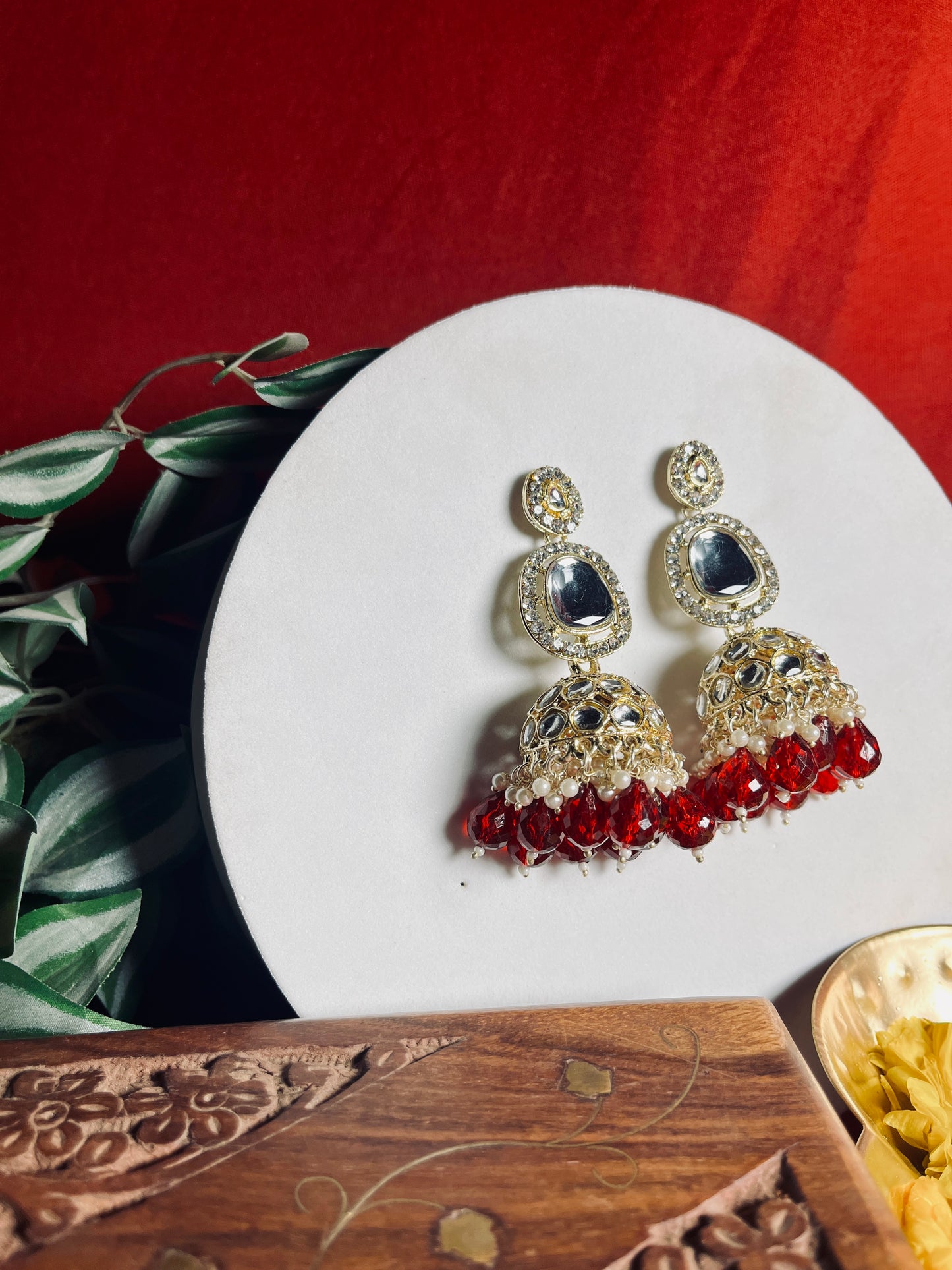Sindoori Jhumkas