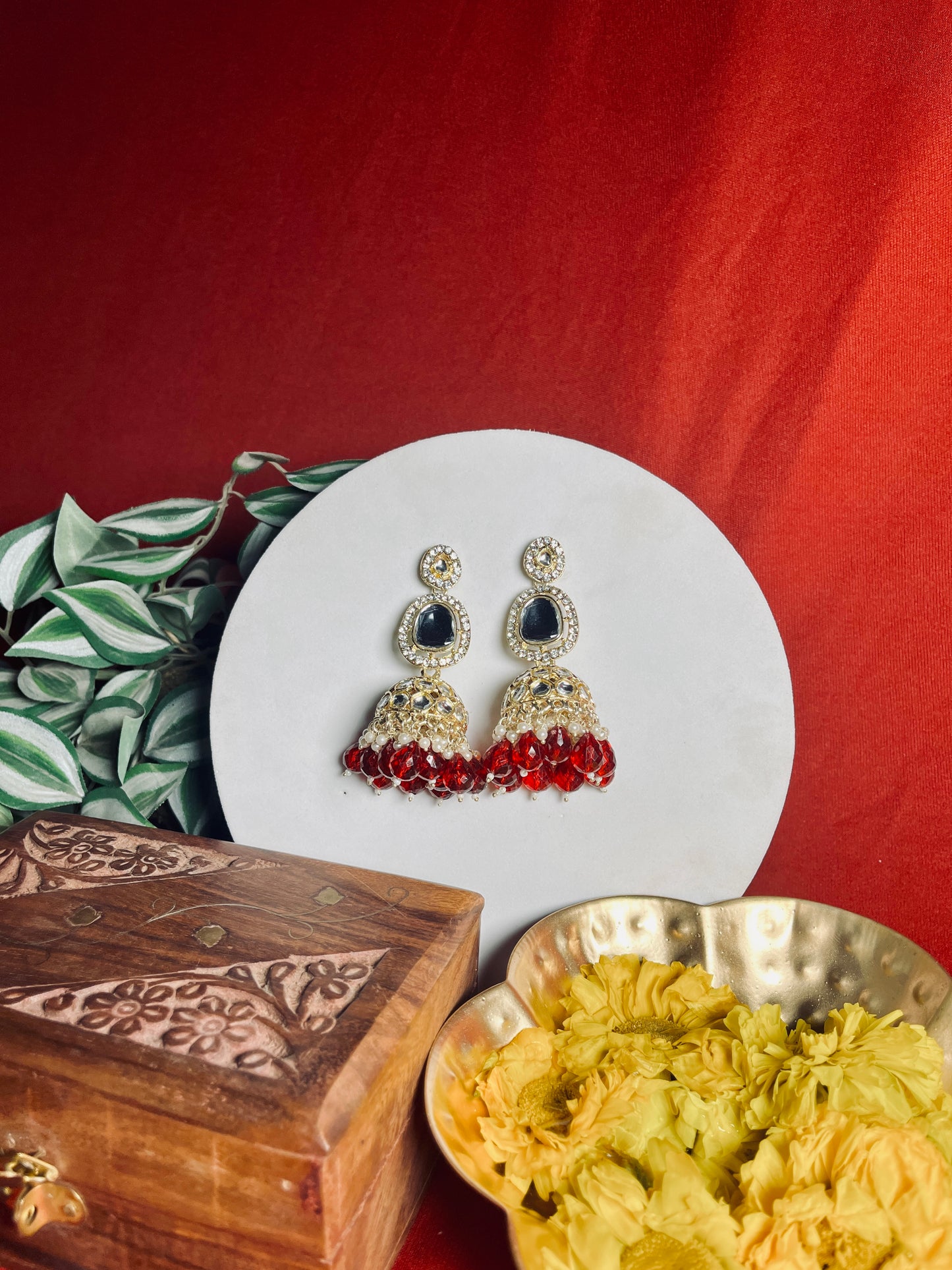 Sindoori Jhumkas
