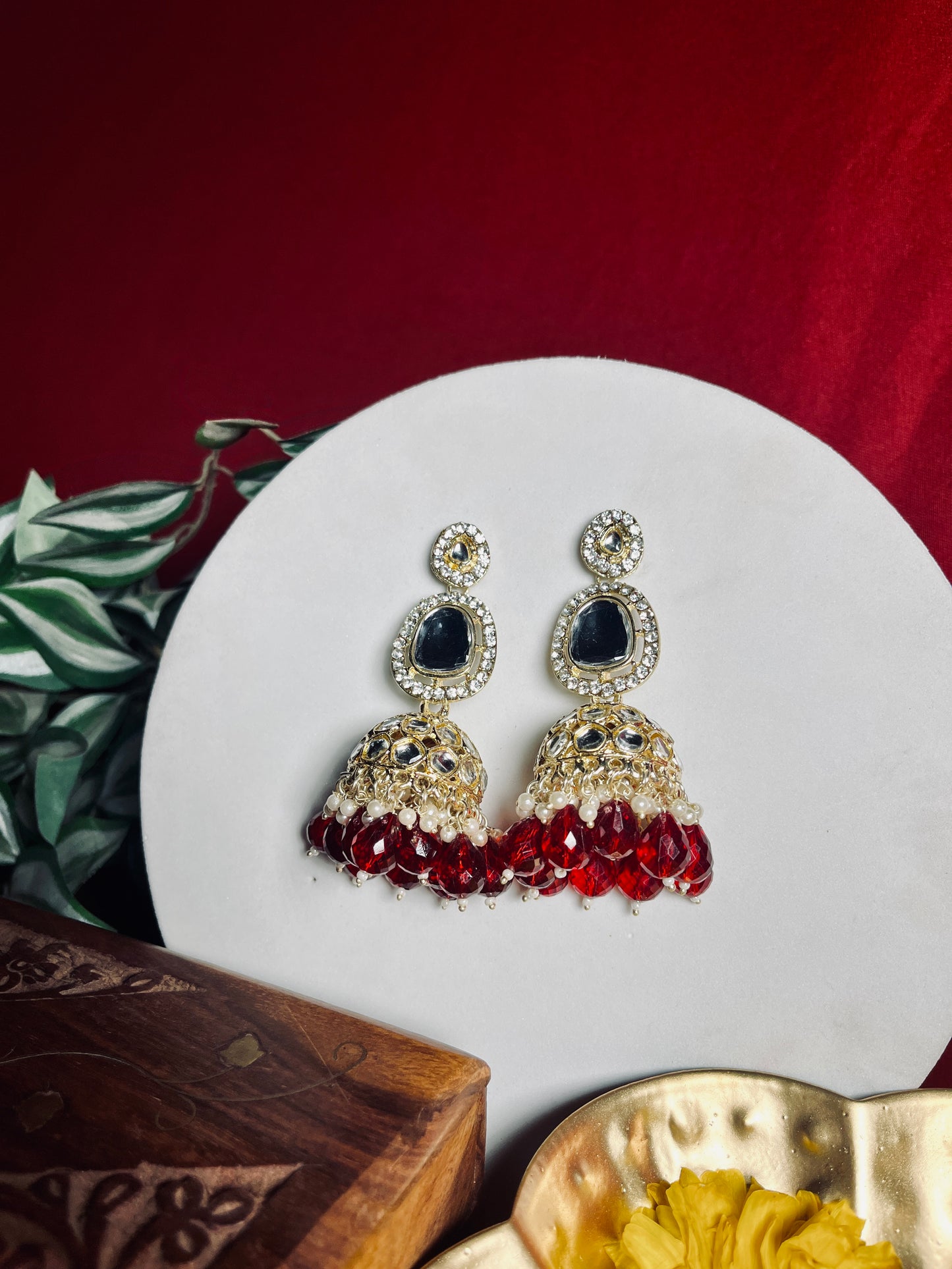 Sindoori Jhumkas