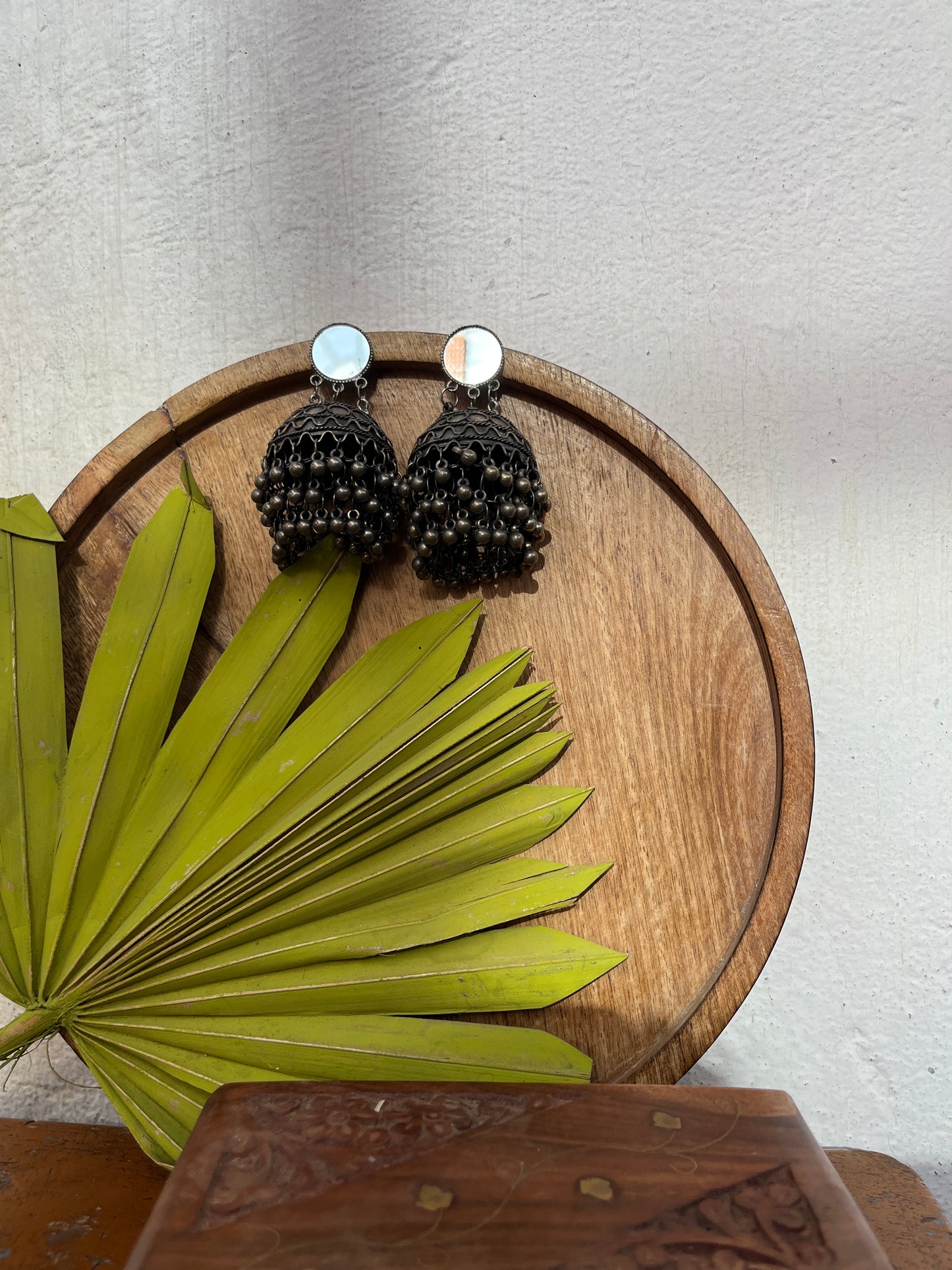 Kaira Mirror Jhumka