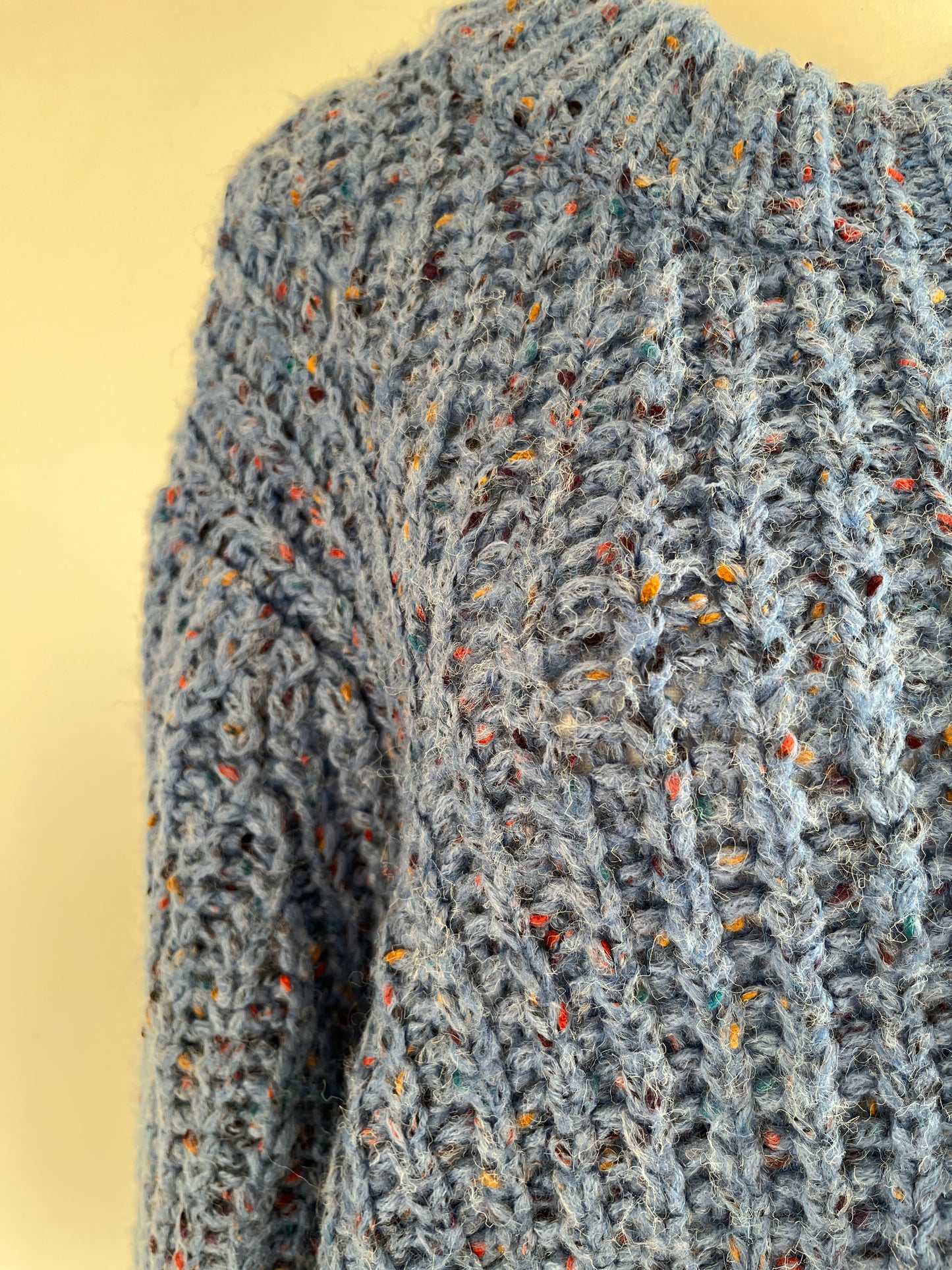 Blueberry Latte Knit Sweater