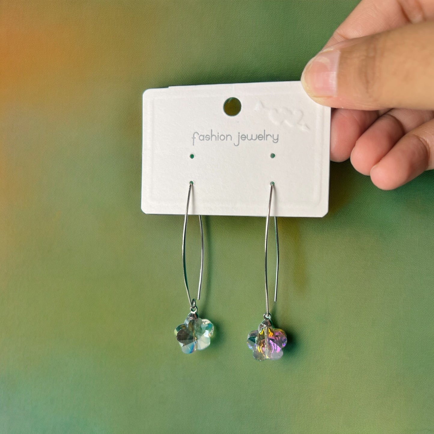 Rainbow dangler Earrings