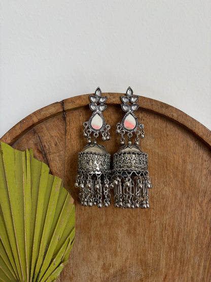 Pranali Mirror Jhumka