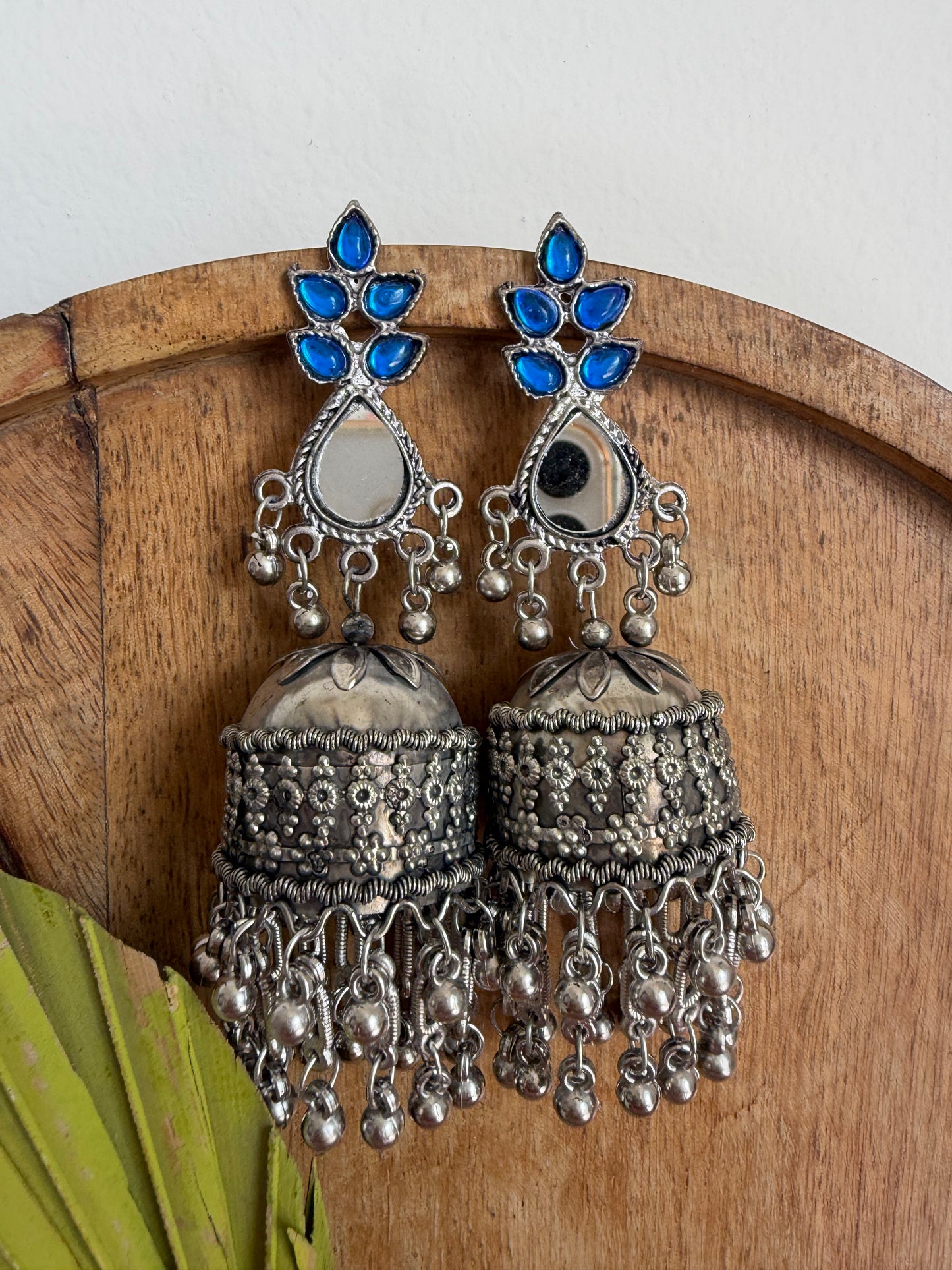 Snigdha Blue Jhumka