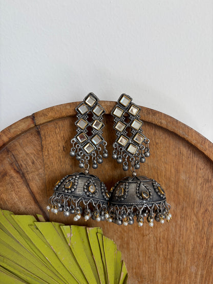 Swati Mirror Jhumka