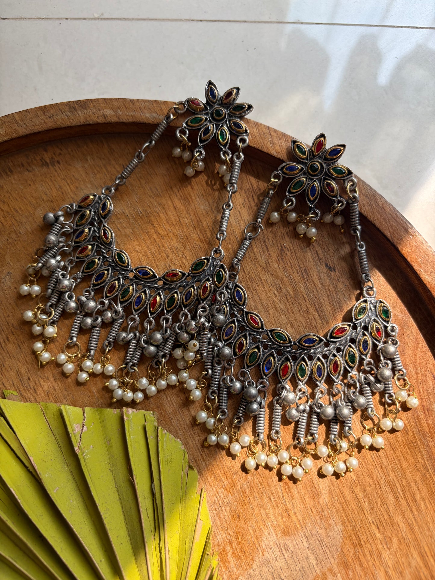 Srijoni Multicolor Chandbali