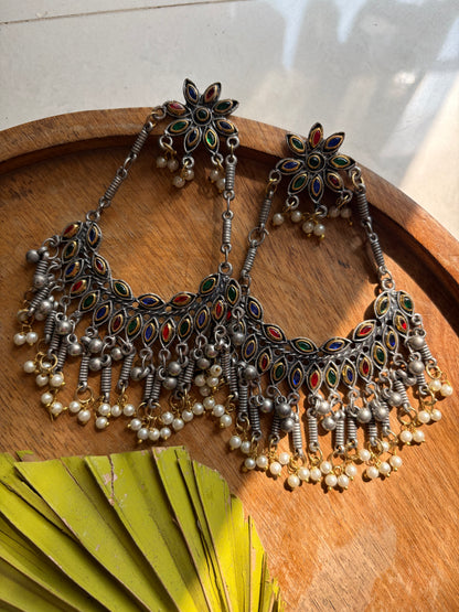 Srijoni Multicolor Chandbali