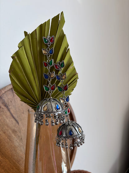 Deepa Multicolor long Jhumka