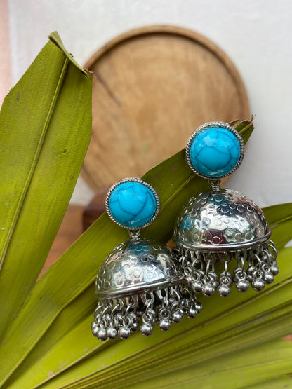 Apoorva Jhumka (germal silver)