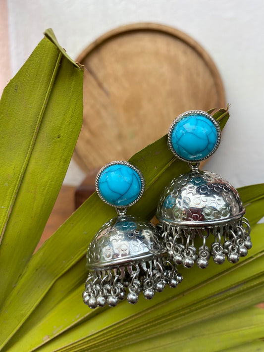 Apoorva Jhumka (germal silver)