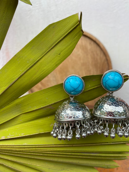 Apoorva Jhumka (germal silver)