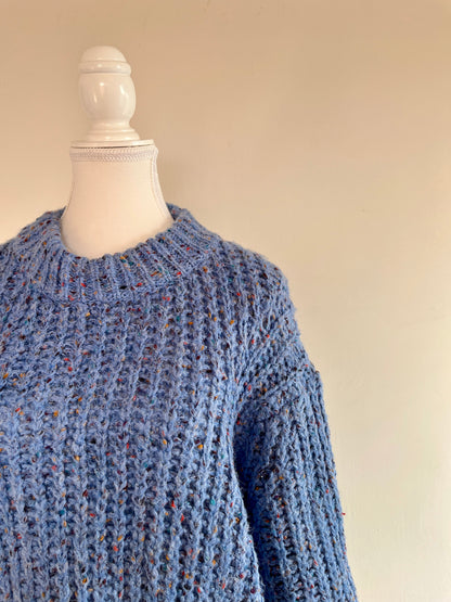 Blueberry Latte Knit Sweater