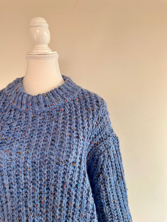 Blueberry Latte Knit Sweater