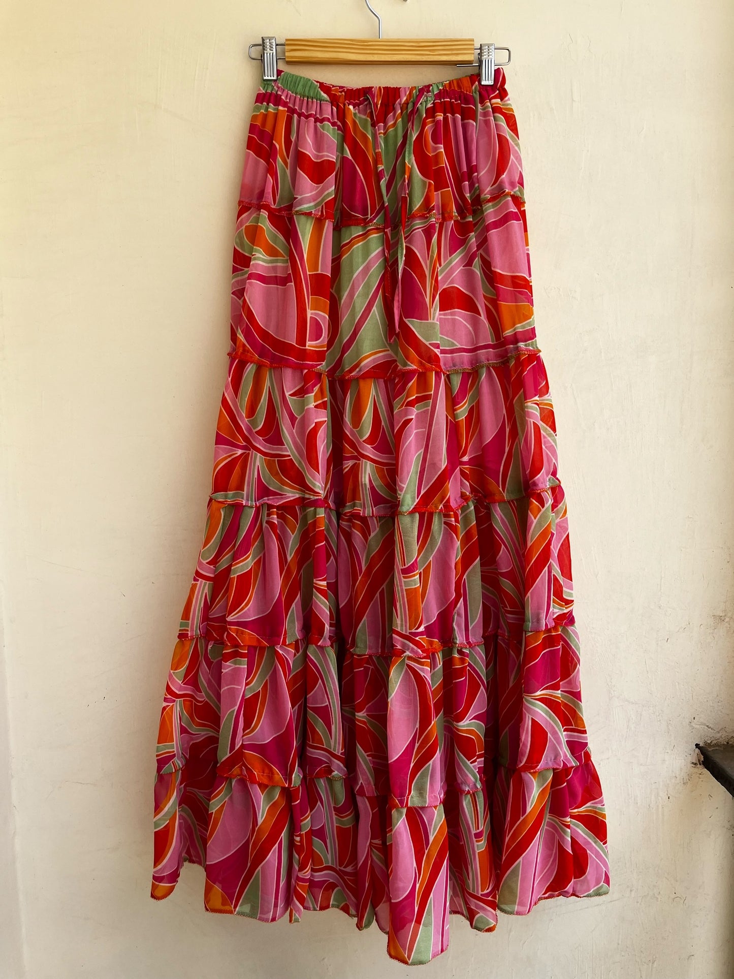 Abstract Art Long Skirt