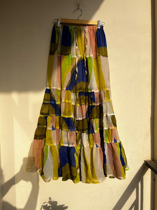 Colourful Aura Long Skirt
